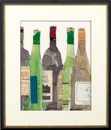 Dinner Party I by Samuel Dixon a Hand Embellished Textured Framed Art Print Matted under Glass from Mercana - Luna Furniture