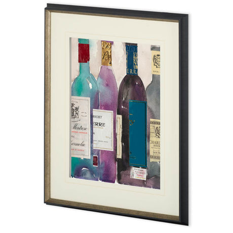 Dinner Party II by Samuel Dixon a Hand Embellished Textured Framed Art Print Matted under Glass from Mercana - Luna Furniture