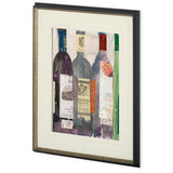 Dinner Party III by Samuel Dixon a Hand Embellished Textured Framed Art Print Matted under Glass from Mercana - Luna Furniture