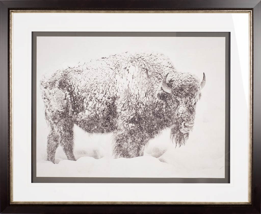In The Storm by WINK GAINES a Hand Embellished Textured Framed Art Photograph Matted under Glass from Mercana - Luna Furniture