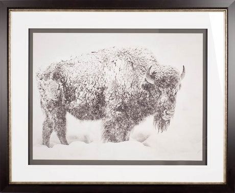 In The Storm by WINK GAINES a Hand Embellished Textured Framed Art Photograph Matted under Glass from Mercana - Luna Furniture