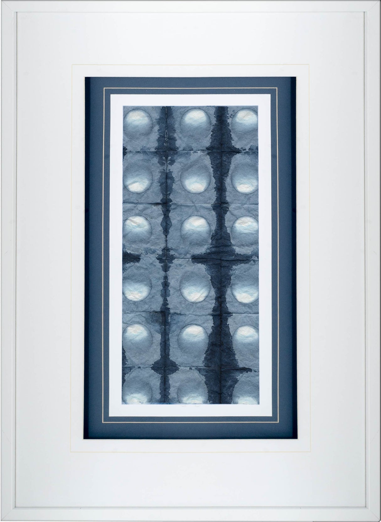 Shibori I by Chariklia Zarris a Framed Art Print Matted under Glass from Mercana - Luna Furniture