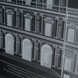 Vintage Facade Blueprint I by H. Hulsburgh a Framed Art Print Matted under Glass from Mercana - Luna Furniture