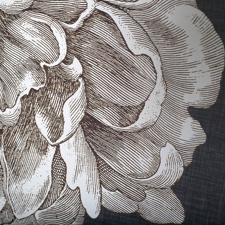 Dramatic Peony I by Vision Studio a Hand Embellished Textured Framed Art Print Matted under Glass from Mercana - Luna Furniture