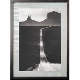 Desert Highway by Hakan Strand a Hand Embellished Textured Framed Art Photograph Matted under Glass from Mercana - Luna Furniture