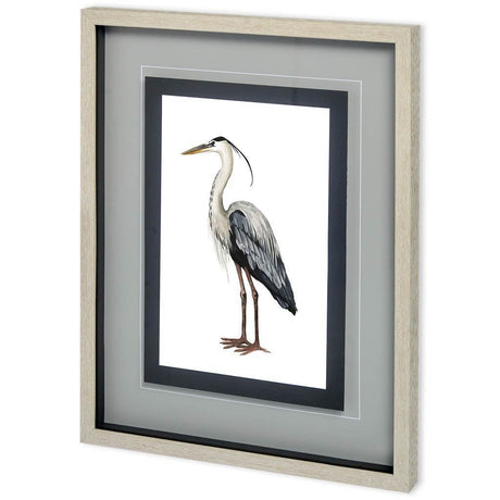 Custom Sea Bird I by Grace Popp a Framed Art Print Matted under Glass from Mercana - Luna Furniture