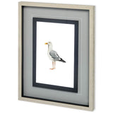 Custom Sea Bird II by Grace Popp a Framed Art Print Matted under Glass from Mercana - Luna Furniture