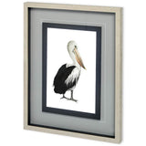 Custom Sea Bird IV by Grace Popp a Framed Art Print Matted under Glass from Mercana - Luna Furniture
