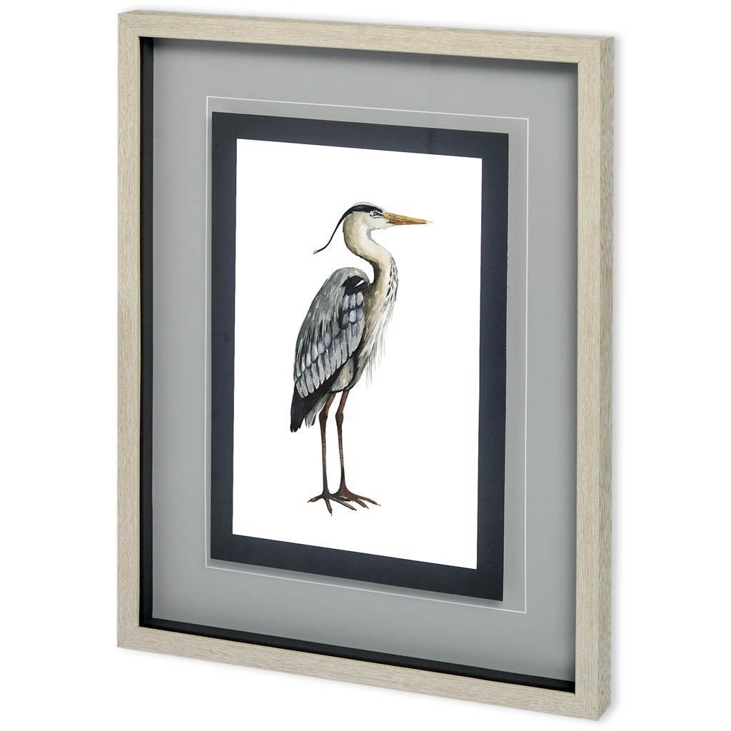 Custom Sea Bird V by Grace Popp a Framed Art Print Matted under Glass from Mercana - Luna Furniture
