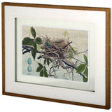 Custom Nesting I (MC) by John Butler a Hand Embellished Textured Framed Art Print Matted under Glass from Mercana - Luna Furniture