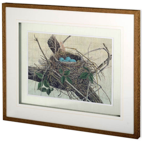 Custom Nesting II (MC) by John Butler Hand Embellished Textured Framed Art Print Matted under Glass from Mercana - Luna Furniture