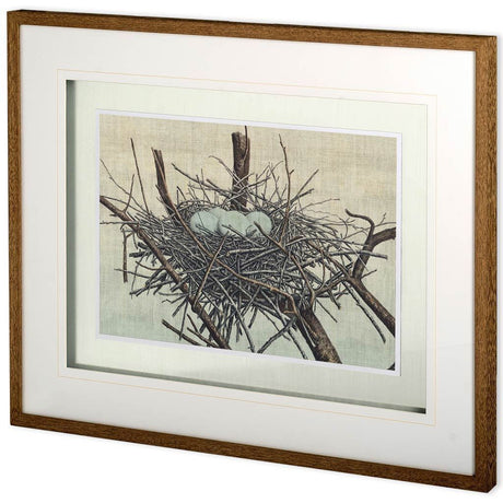 Custom Nesting IV (MC) by John Butler Hand Embellished Textured Framed Art Print Matted under Glass from Mercana - Luna Furniture