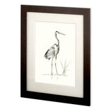 Custom Evening Watch I (MC) by Nan Rae Hand Embellished Textured Framed Art Print Matted under Glass from Mercana - Luna Furniture