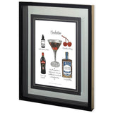 Classic Cocktail - Manhattan by Mercana Studio a Framed Art Print Matted under Glass from Mercana - Luna Furniture