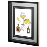 Classic Cocktail - Sidecar by Naomi McCavitt a Framed Art Print Matted under Glass from Mercana - Luna Furniture