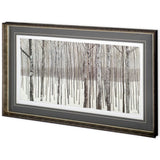Woods in Winter by Kathrine Lovell a Framed Art Print Matted under Glass from Mercana - Luna Furniture