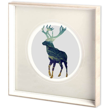 Spirit Stag by Taylor, Evangeline a Framed Art Print Matted under Glass from Mercana - Luna Furniture