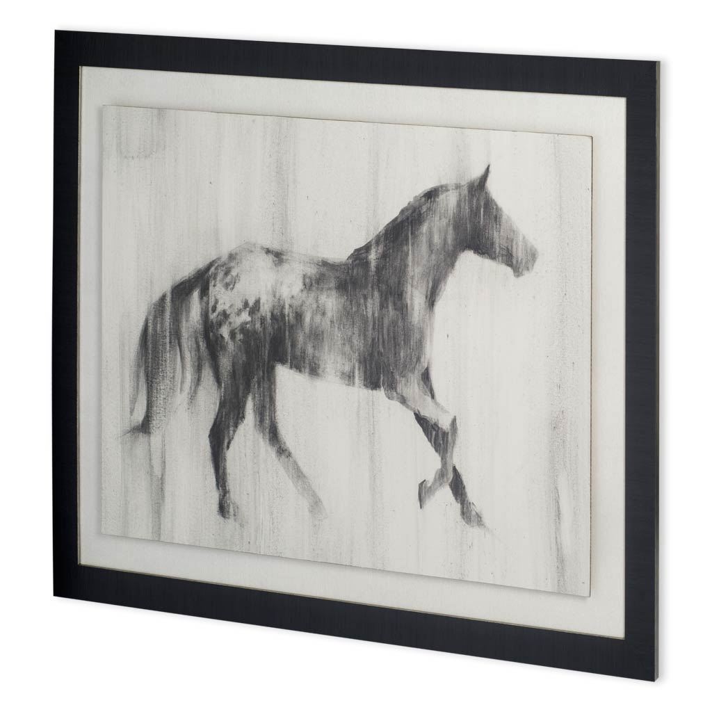 Custom Appaloosa Study I (MC) by Ethan Harper a Hand Embellished Textured Framed Decograph Art Print from Mercana - Luna Furniture