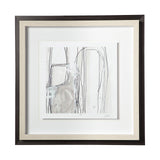 Custom Abstract Logic I by June Vess a Framed Art Print Matted under Glass from Mercana - Luna Furniture