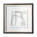 Custom Abstract Logic II by June Vess a Framed Art Print Matted under Glass from Mercana - Luna Furniture