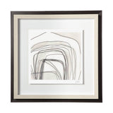 Custom Abstract Logic III by June Vess a Framed Art Print Matted under Glass from Mercana - Luna Furniture
