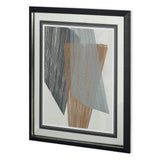 Triangle Stripes I by Jennifer Goldberger a Framed Art Print Matted under Glass from Mercana - Luna Furniture
