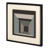 Geometric Perspective III by June Vess a Hand Embellished Textured Framed Decograph Art Print from Mercana - Luna Furniture