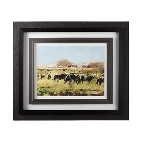 Out to Pasture II by Ethan Harper a Framed Art Print Matted under Glass from Mercana - Luna Furniture