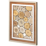 Tree Ring Study I by Mercana Studio a Framed Art Print Matted under Glass from Mercana - Luna Furniture