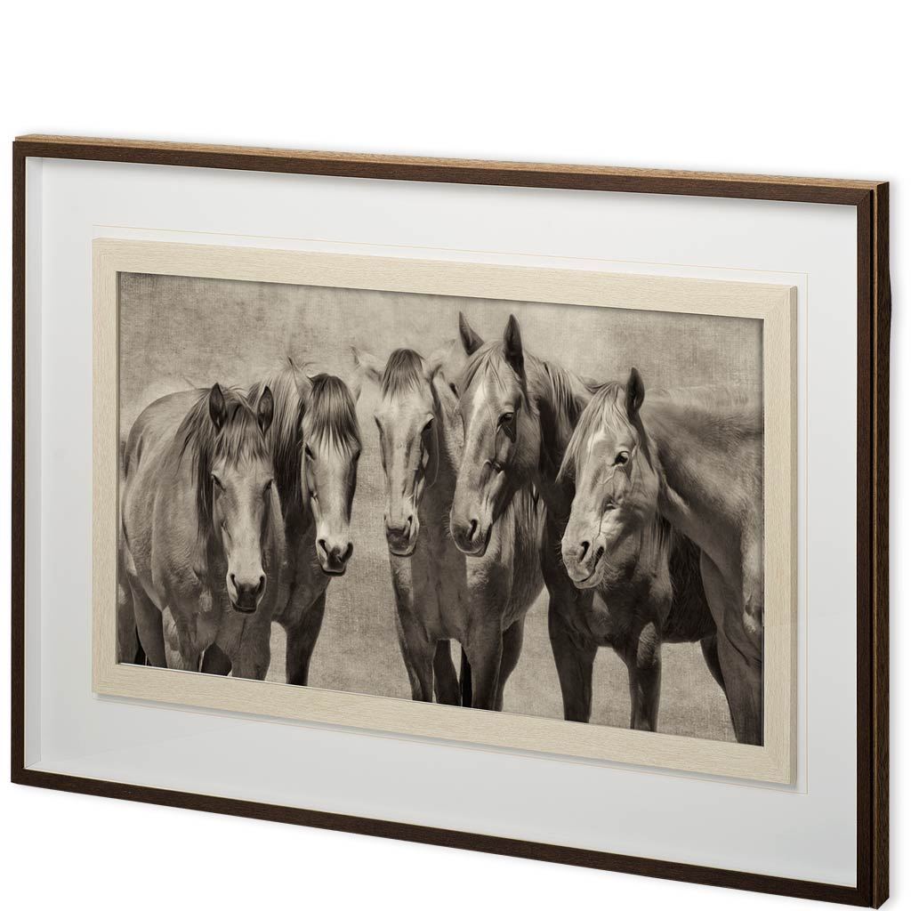 Custom Meeting of the Minds by PH Burchett Hand Embellished Framed Photo Art Print Matted under Glas from Mercana - Luna Furniture