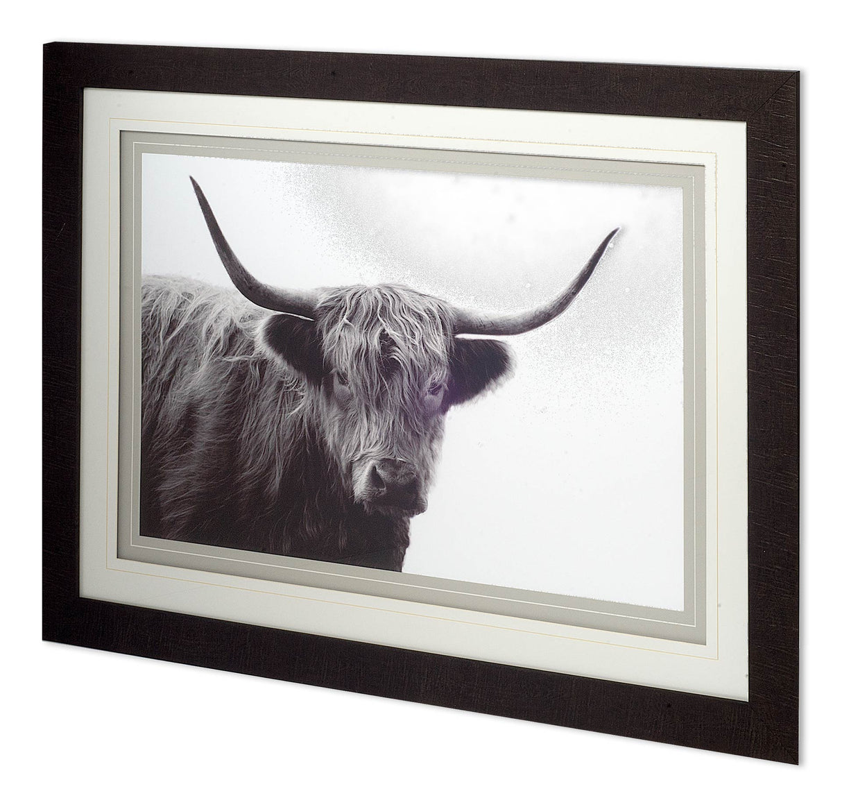 Highland Haze by Bill Philip a Hand Embellished Textured Framed Art Photograph Matted under Glass from Mercana - Luna Furniture