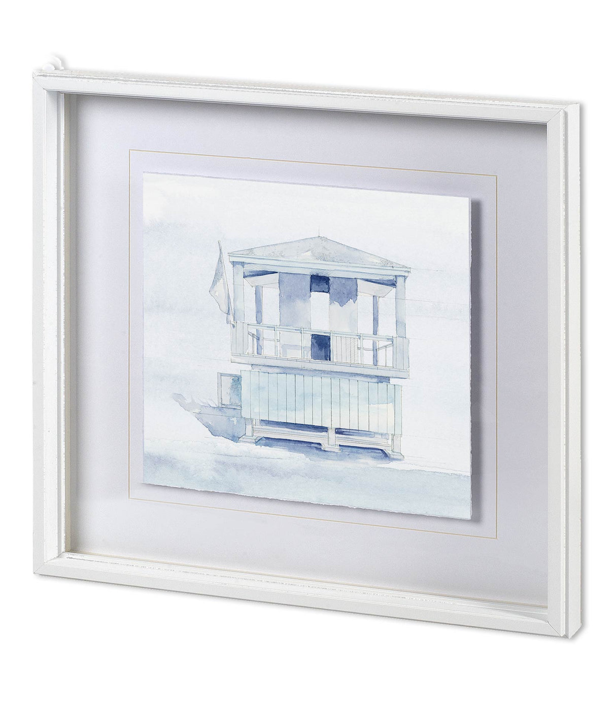 On Beach II by Mercana Studio a Hand Embellished Textured Framed Art Print Matted under Glass from Mercana - Luna Furniture