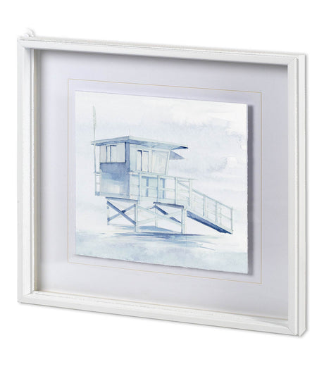 On Beach III by Mercana Studio a Hand Embellished Textured Framed Art Print Matted under Glass from Mercana - Luna Furniture