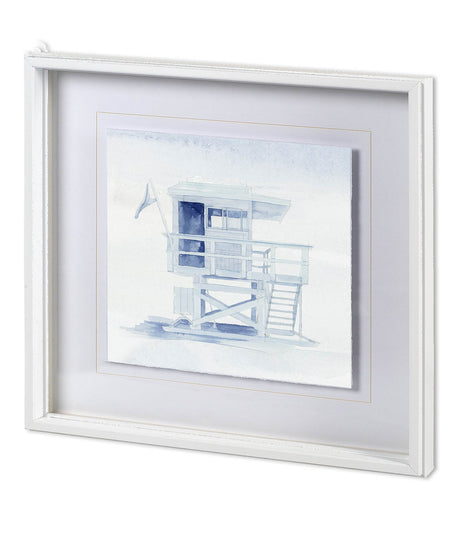 On Beach IV by Mercana Studio a Hand Embellished Textured Framed Art Print Matted under Glass from Mercana - Luna Furniture