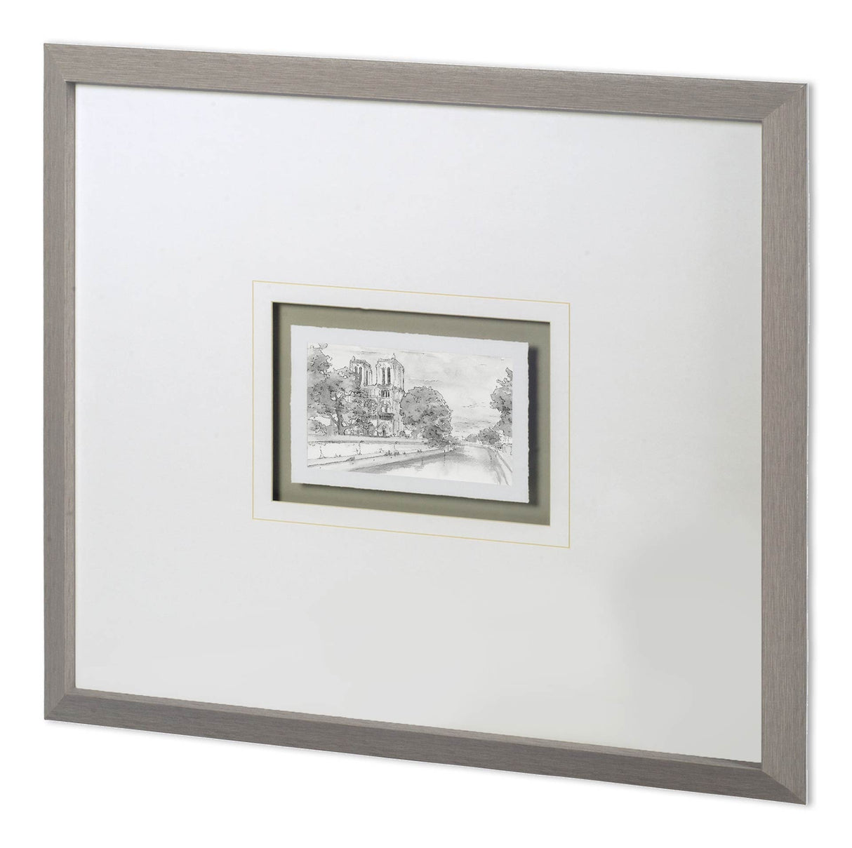 Water Side I by PanPan a Framed Art Print Matted under Glass from Mercana - Luna Furniture