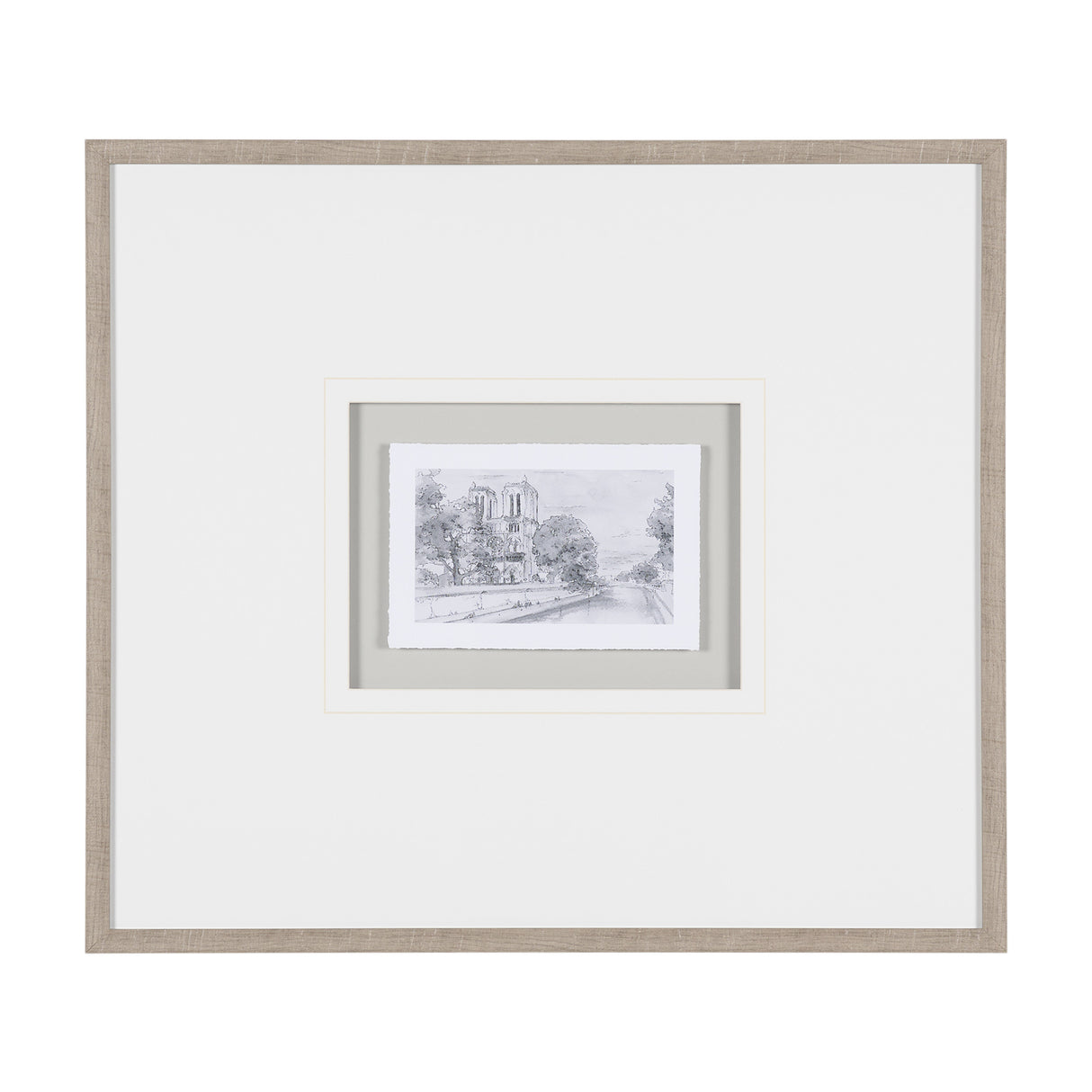 Water Side I by PanPan a Framed Art Print Matted under Glass from Mercana - Luna Furniture