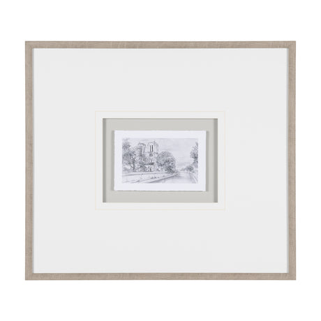 Water Side I by PanPan a Framed Art Print Matted under Glass from Mercana - Luna Furniture