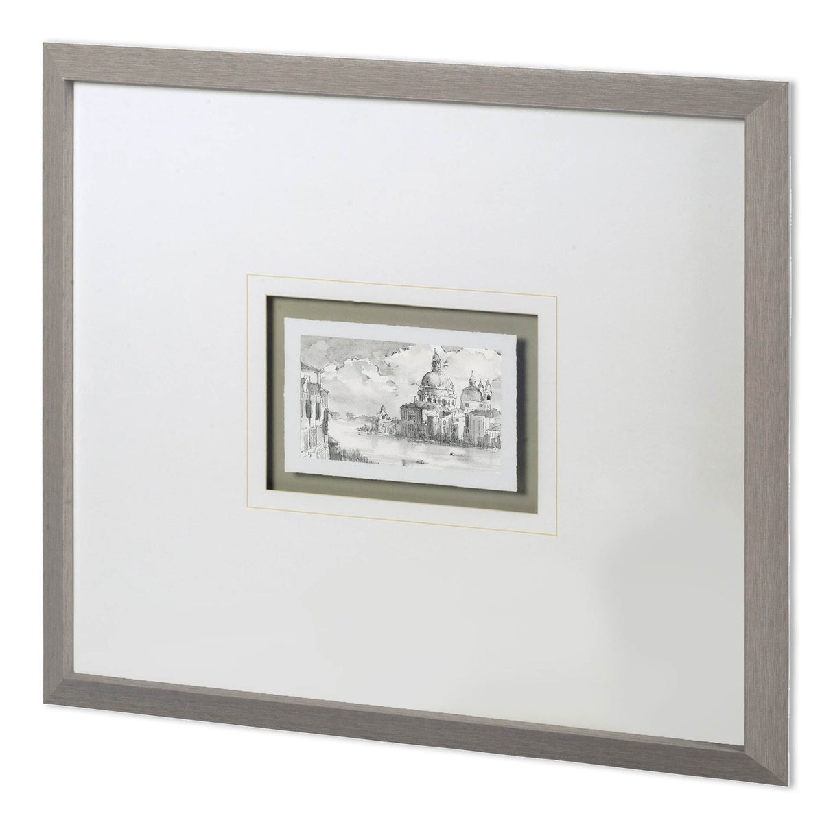 Water Side II by PanPan a Framed Art Print Matted under Glass from Mercana - Luna Furniture