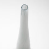 Erie II Tall Two Toned Sky Blue Dark Brown Blown Glass Vase from Mercana - Luna Furniture