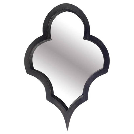 Geneva 23x34 Black Wood Frame Mirror from Mercana - Luna Furniture