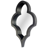 Geneva 23x34 Black Wood Frame Mirror from Mercana - Luna Furniture