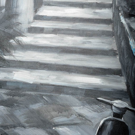 Memory Lanes Diptych Italian Laneway Original Hand Painted on Canvas Oil Painting from Mercana - Luna Furniture