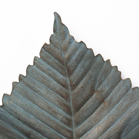 Brattea 16H Large Metal Leaf Wall Art from Mercana - Luna Furniture