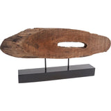 Yeadon I 5L x 34W Brown Shaped Oval Wood Object from Mercana - Luna Furniture
