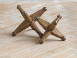 Jacto (Small) 9L x 9W Brown Wooden Jack from Mercana - Luna Furniture