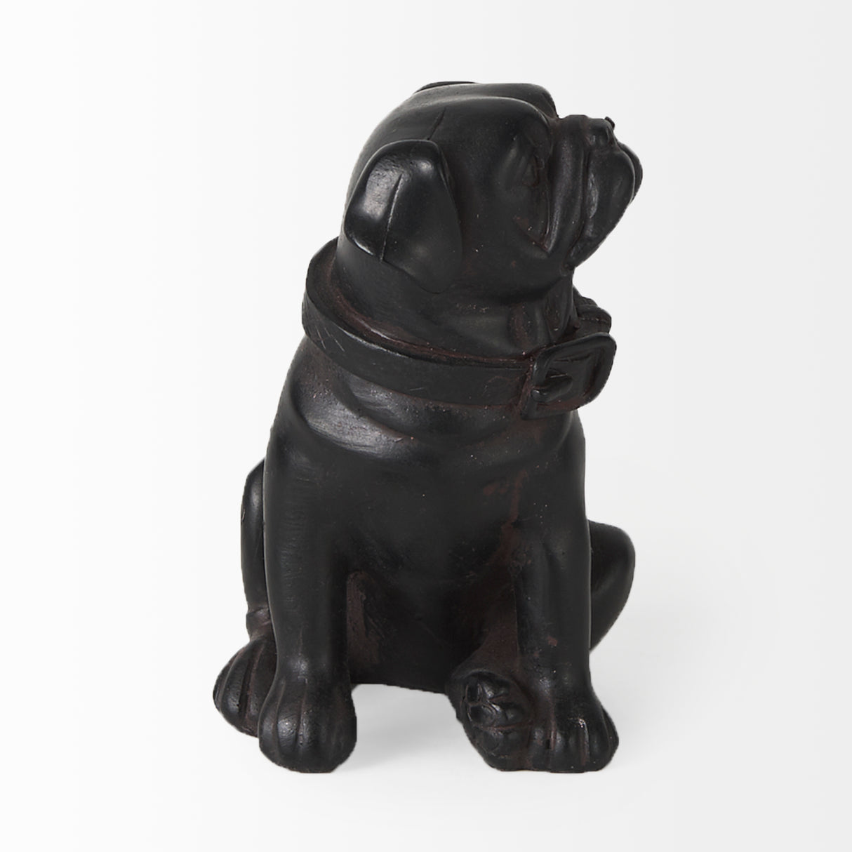 Cadence 4L x 5W Black Resin Pug Dog from Mercana - Luna Furniture