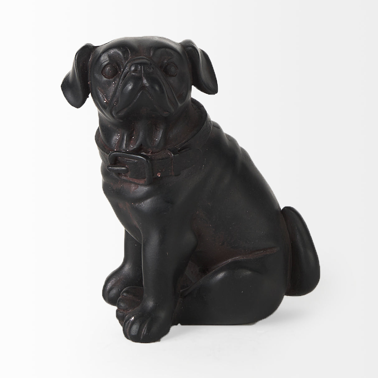 Cadence 4L x 5W Black Resin Pug Dog from Mercana - Luna Furniture