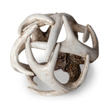 Ramus I (Small) 5L x 5W Brown Antler Shaped Decorative Resin Orb Ball from Mercana - Luna Furniture