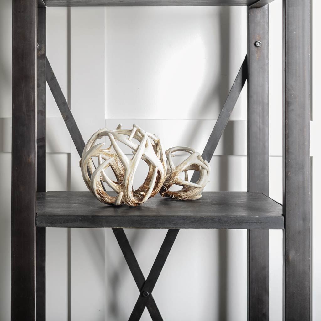 Ramus II (Large) 7L x 7W Brown Antler Shaped Decorative Orb Ball from Mercana - Luna Furniture