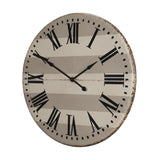 Belton 41.5" Round Oversize Farmhouse Wall Clock from Mercana - Luna Furniture